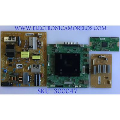 KIT DE TARJETAS VIZIO / MAIN XHCB0QK0030 715G8547-M0B-B00-005K / FUENTE ADTVG1918AA8 715G8388-P01-001-002S / T-CON 6871L-3959A 6870C-0535B / LED DRIVER LNTVGU21EXAG6 715G8492-P01-000-002H / PANEL TPT550U2-EQYSHM.G / MODELO E55-E1 LTM7VI / E55-E2 LWZ2VI